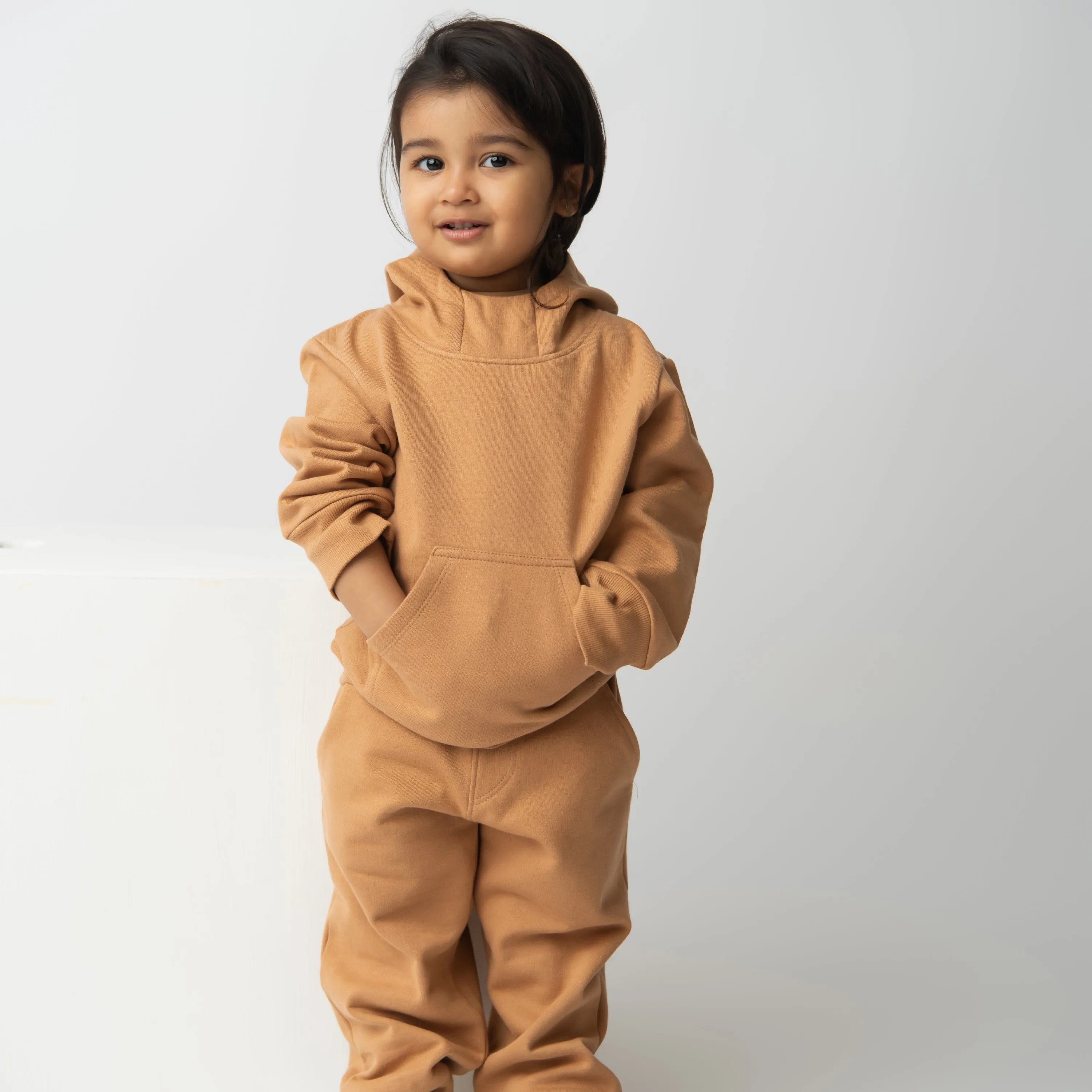 Biscuit Organic Fleece Over Size Hoodie