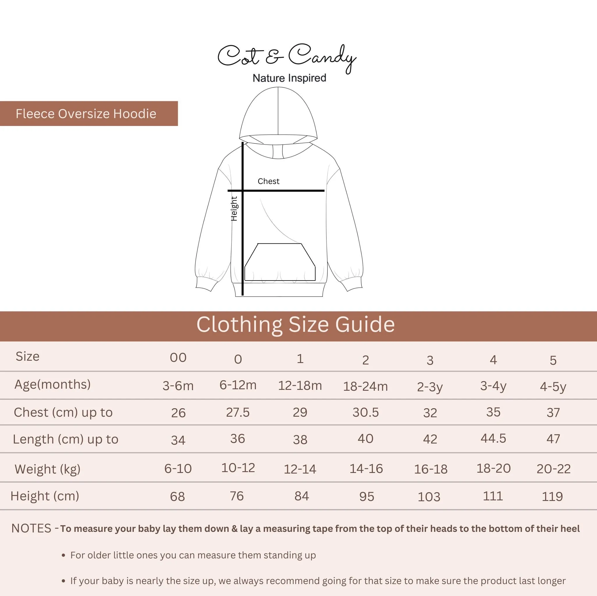Biscuit Organic Fleece Over Size Hoodie