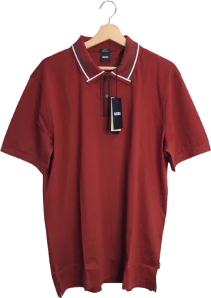 BOSS Red Slim Fit Mercerised Polo Shirt UK XXL