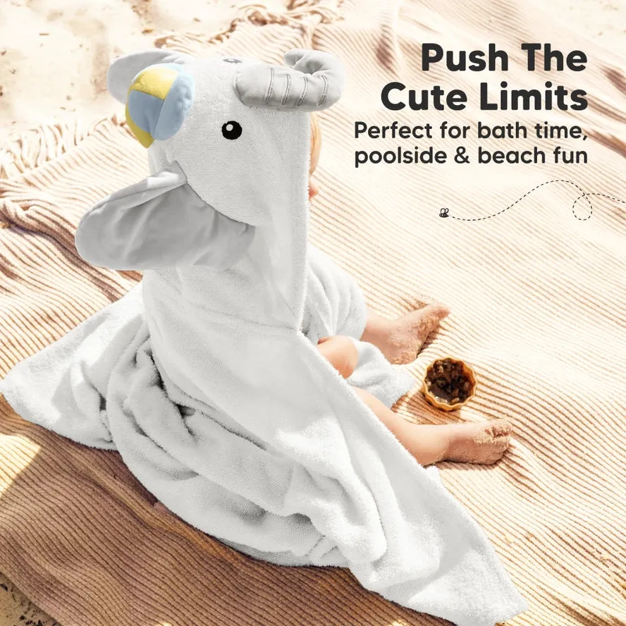 Boys Elephant Hooded Towel