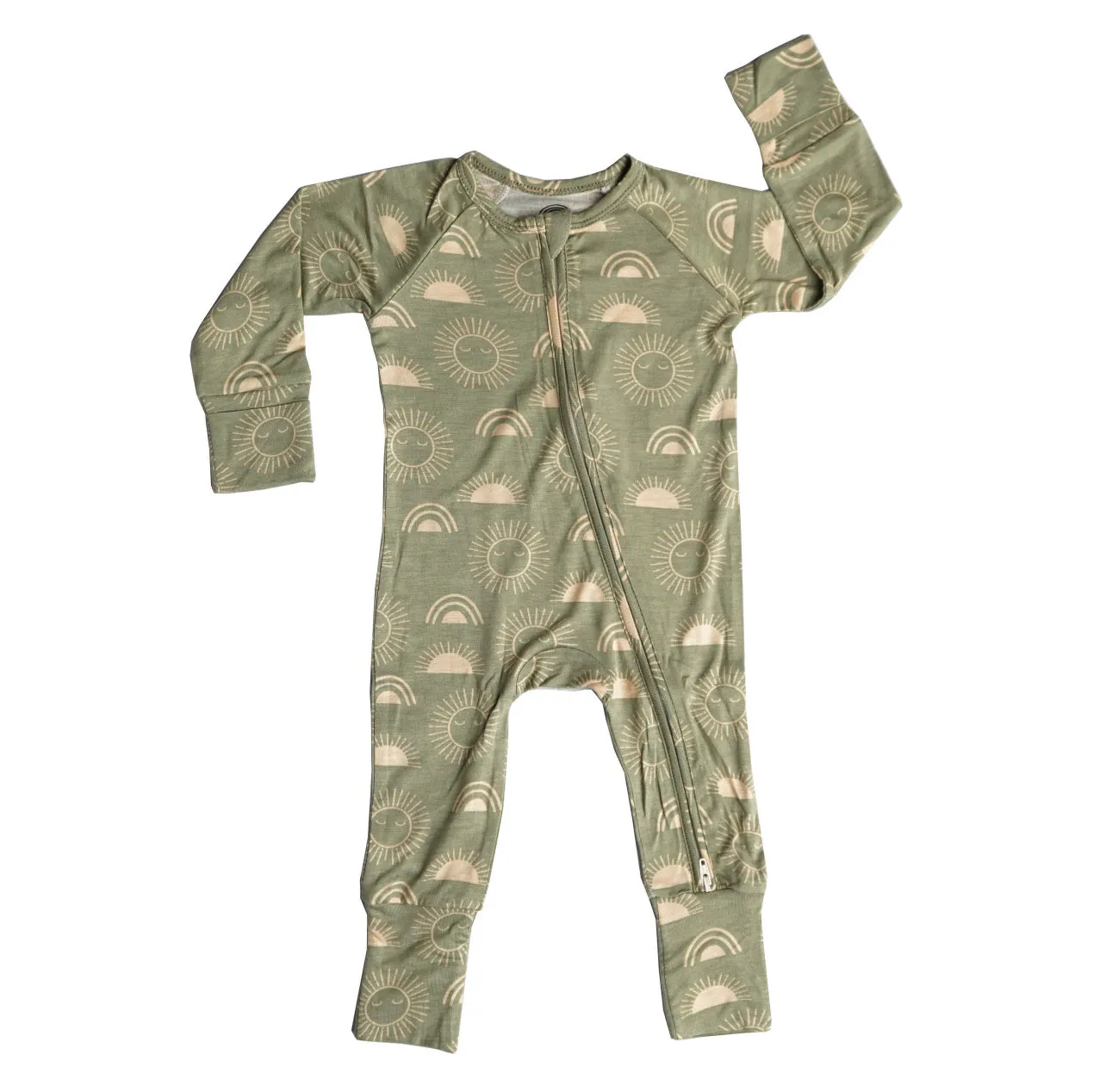 Celestial Sun Bamboo Footie Pajama