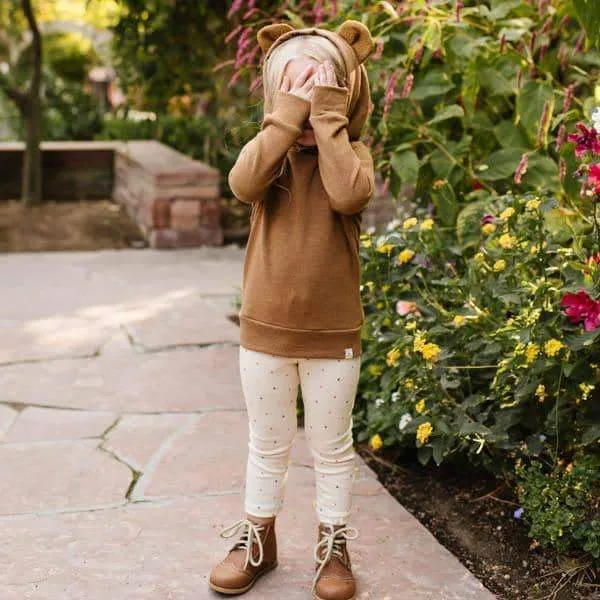 Chestnut Bear Ear Hoodie