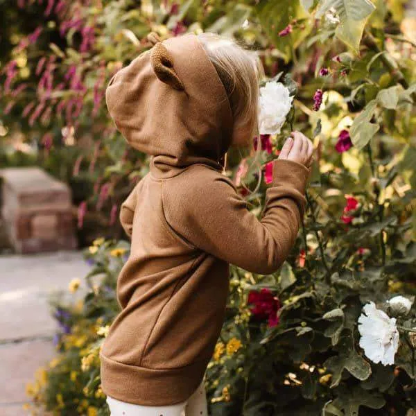 Chestnut Bear Ear Hoodie