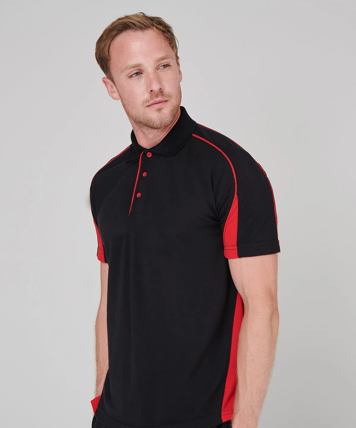 Club polo | Black/Red