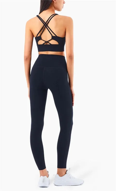Esther Lycra® Seamless High Waist Leggings Black