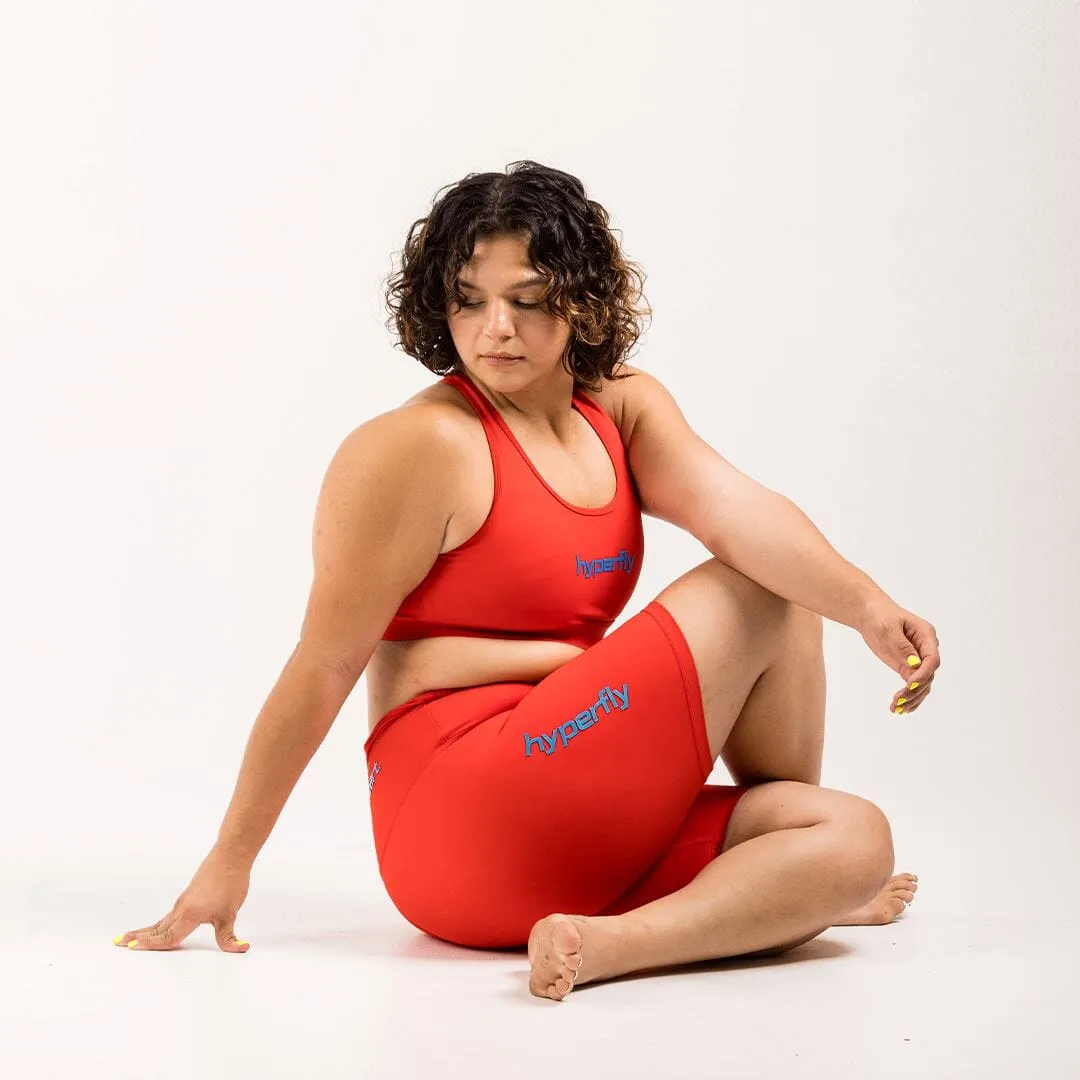 FlyGirl Compression Shorts Rouge