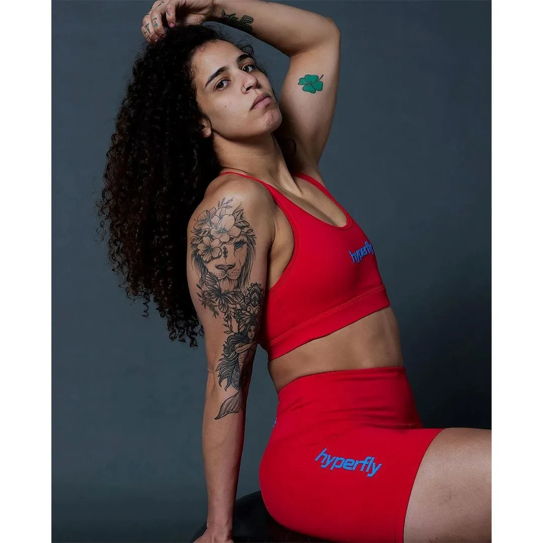 FlyGirl Compression Shorts Rouge