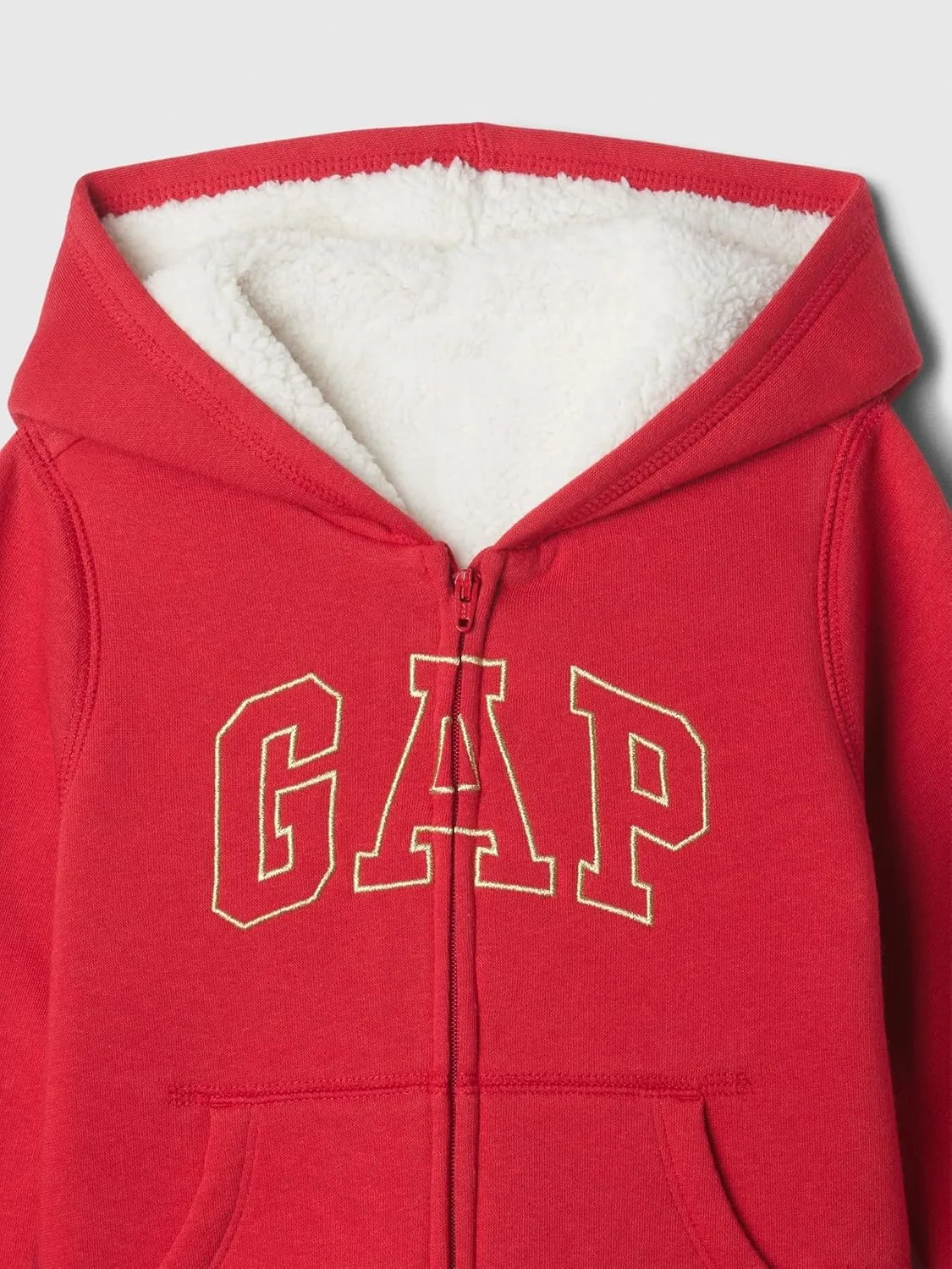 GAP Baby Girls Logo Full Zip Hoodie Hooded Sweatshirt
