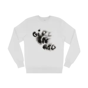 Girl In Red White Crewneck