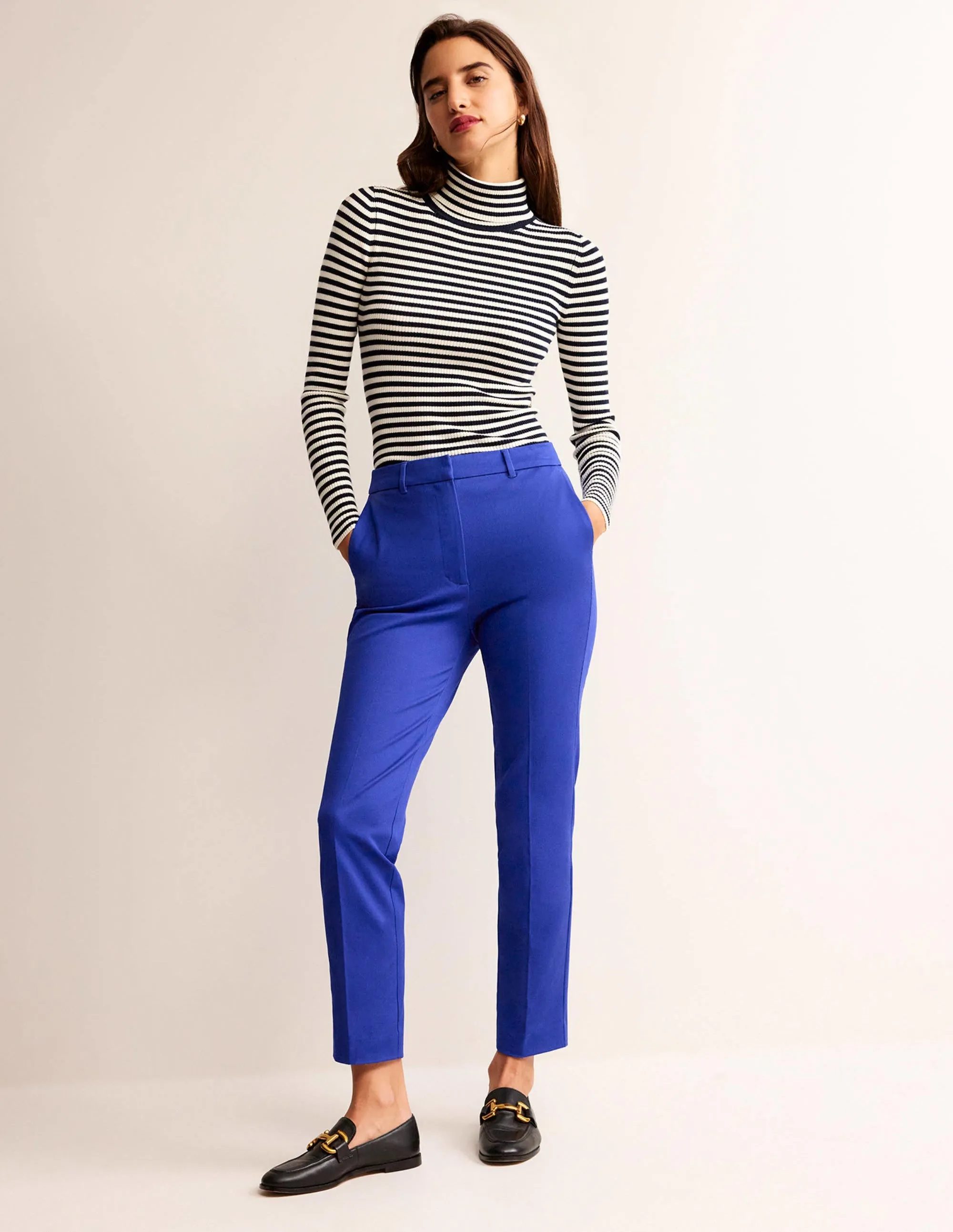 Highgate Bi-Stretch Trousers-Persian Blue