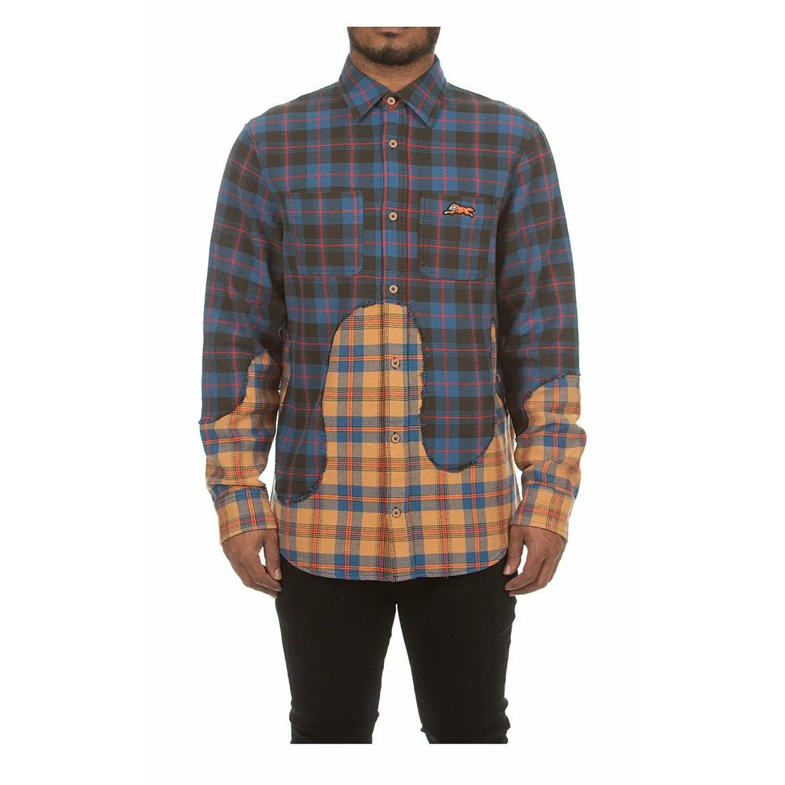 Ice Cream Big Melt LS Plaid Woven (411-8600)