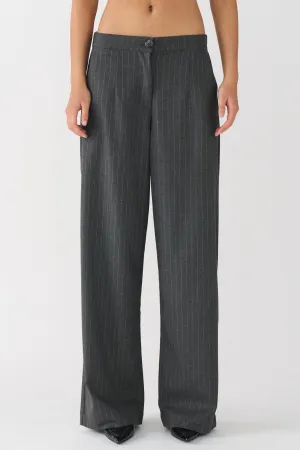IVY-Alanis Queen Pant Pin Stripe - Grey