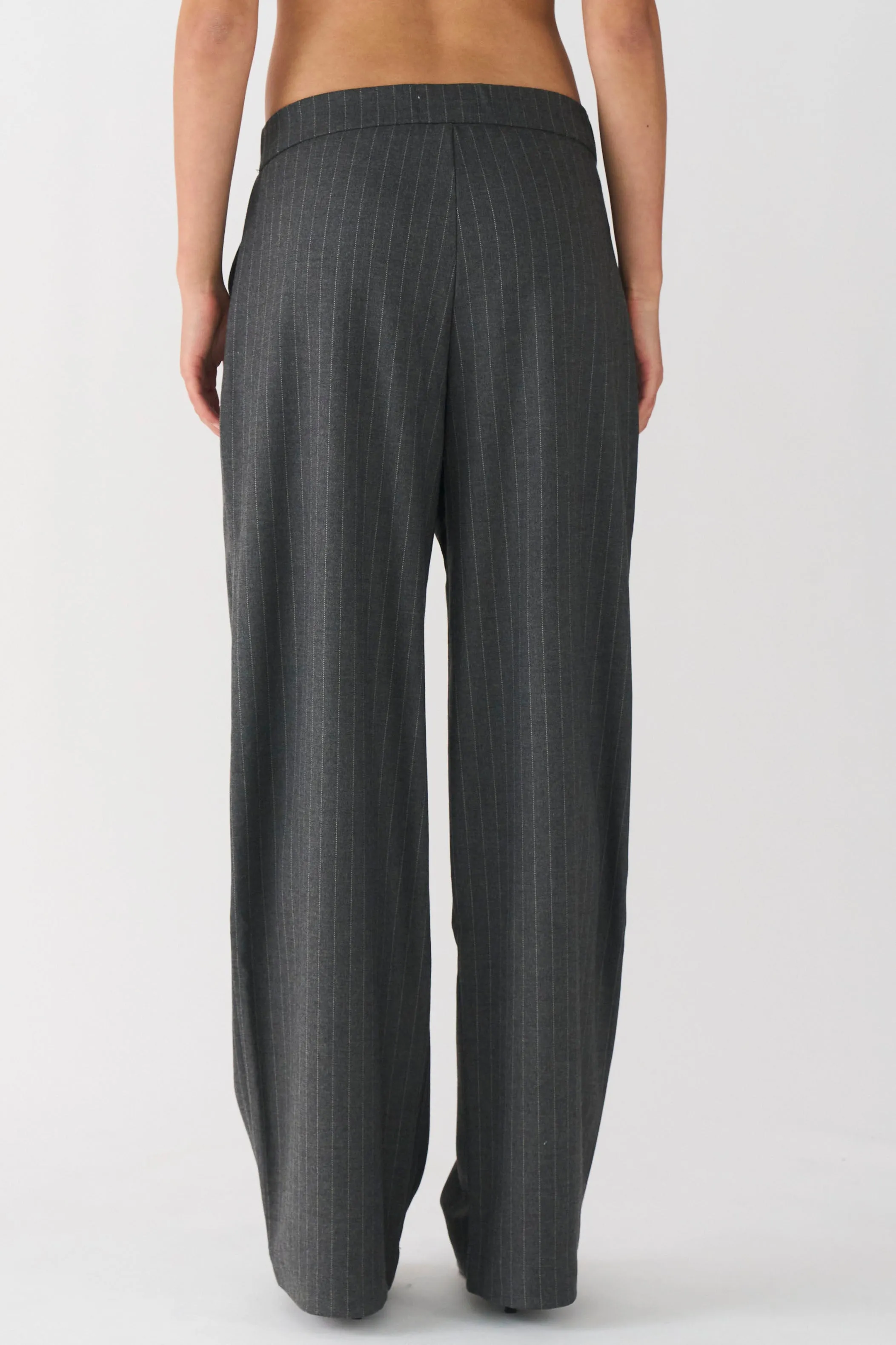 IVY-Alanis Queen Pant Pin Stripe - Grey
