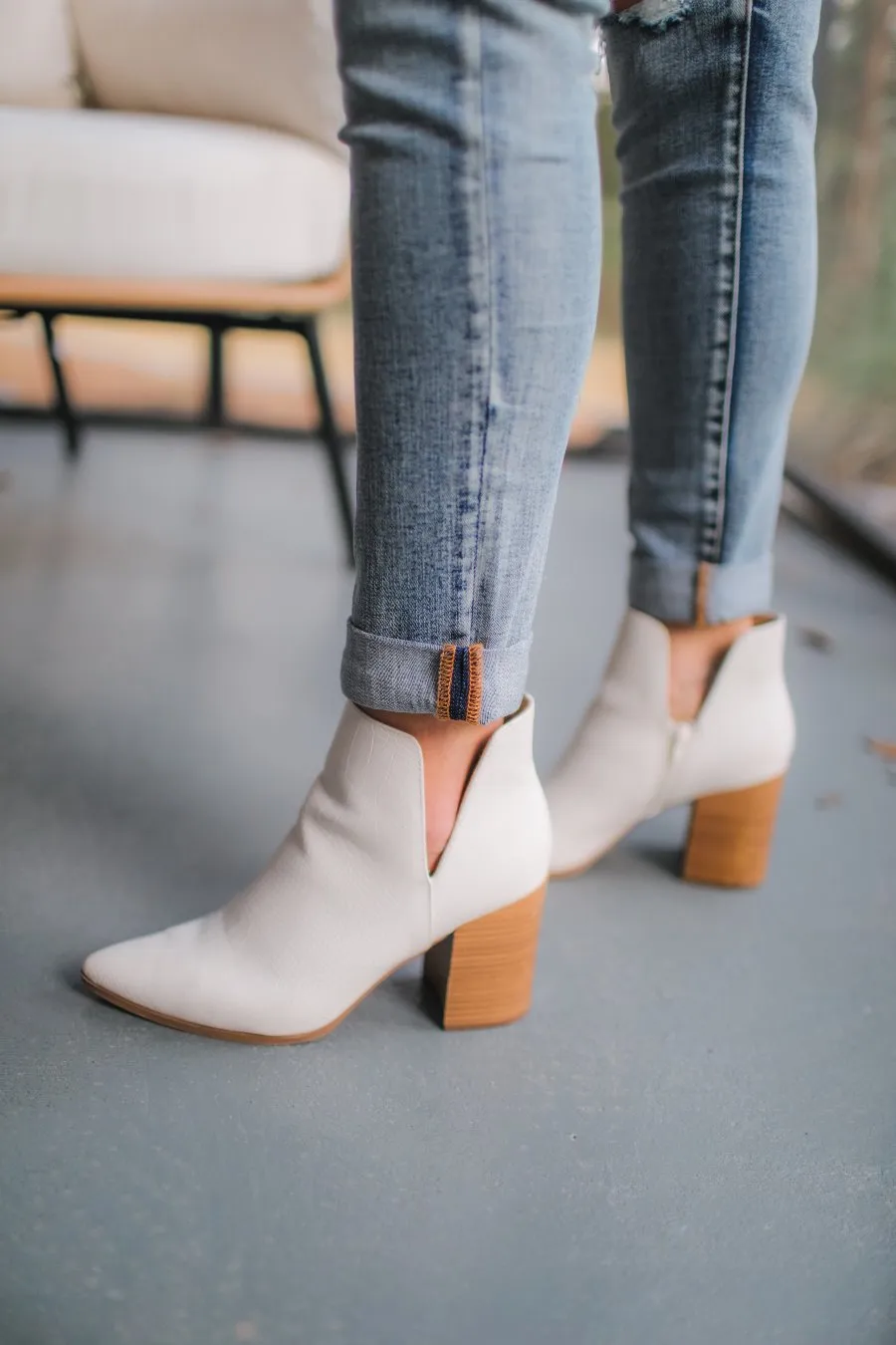 Jackson Distressed Girlfriend Jeans