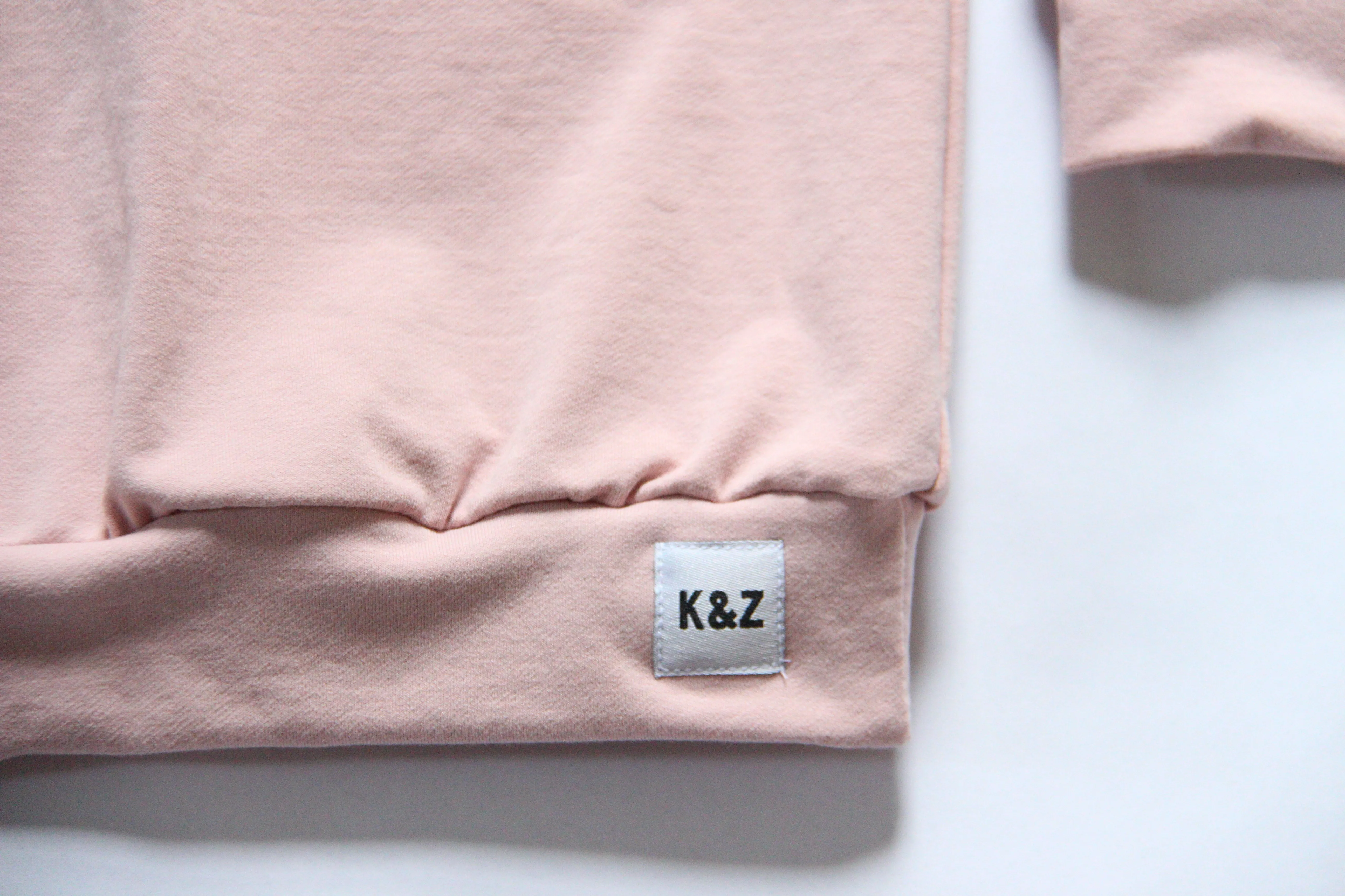 Kids Chevron Hoodie - Baby Blue / White / Steel Blue