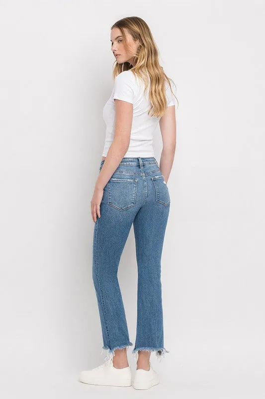 Pria Distressed Hem Ankle Bootcut Jean (Flying Monkey)