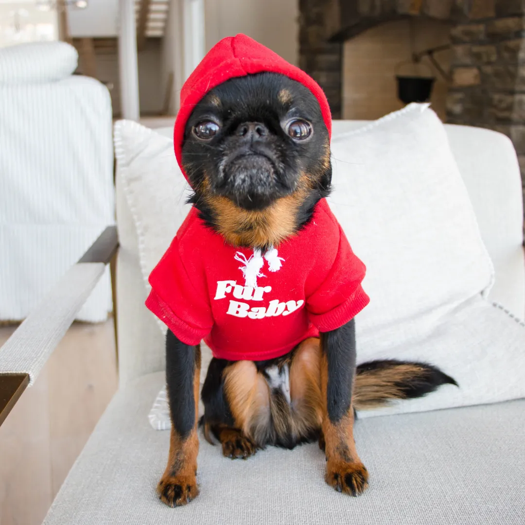"Fur Baby" Dog Hoodie