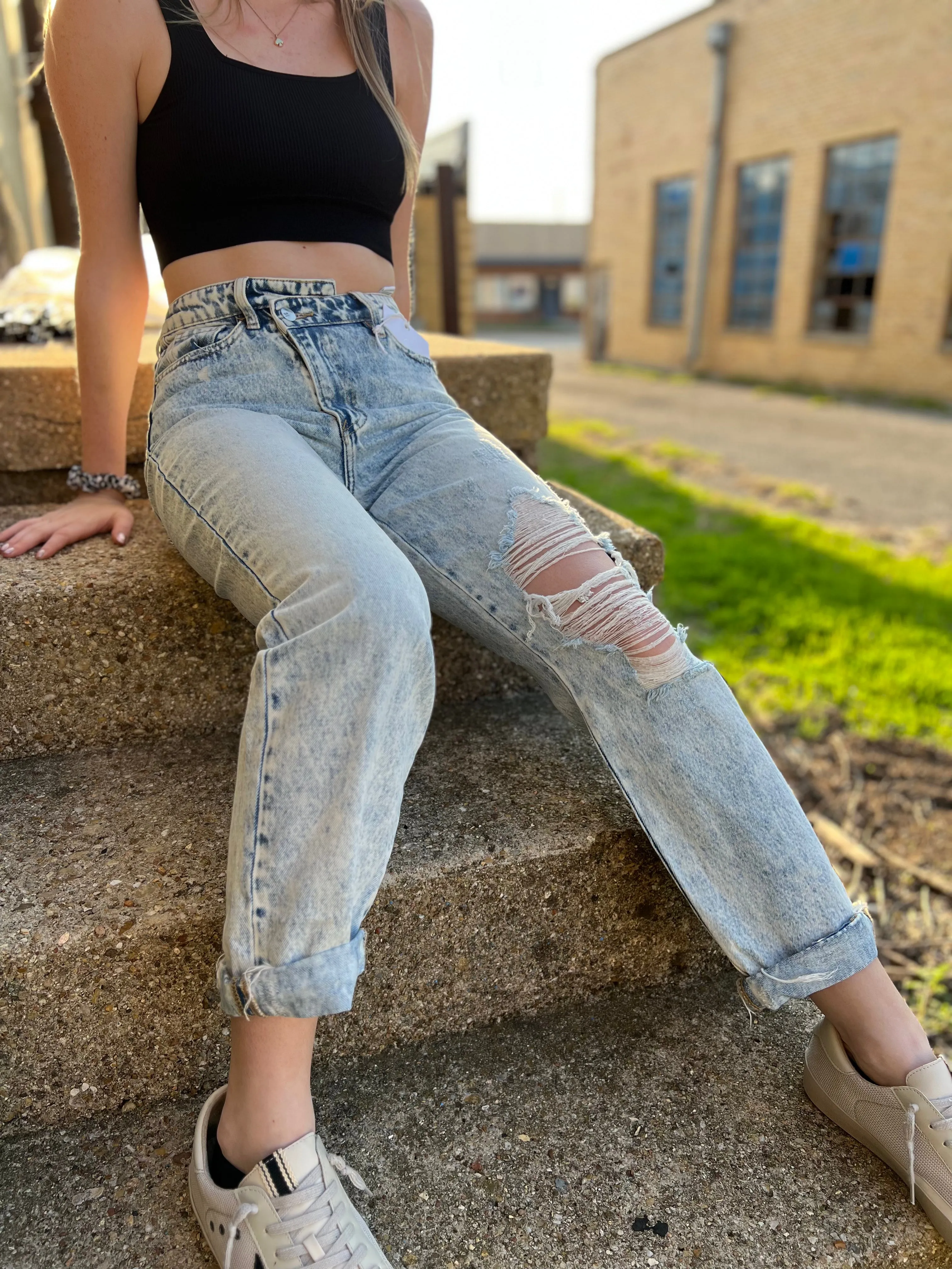 Retro Midrise Boyfriend Jeans