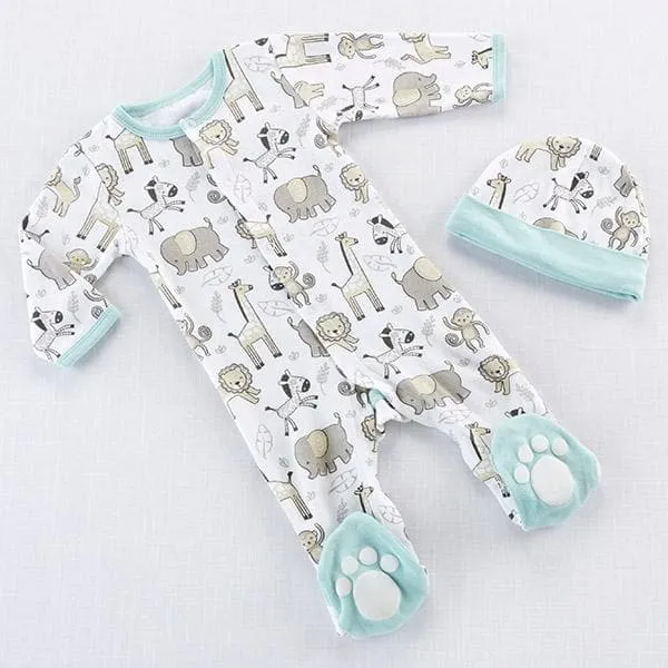 Safari Pajama Gift Set (Blue)