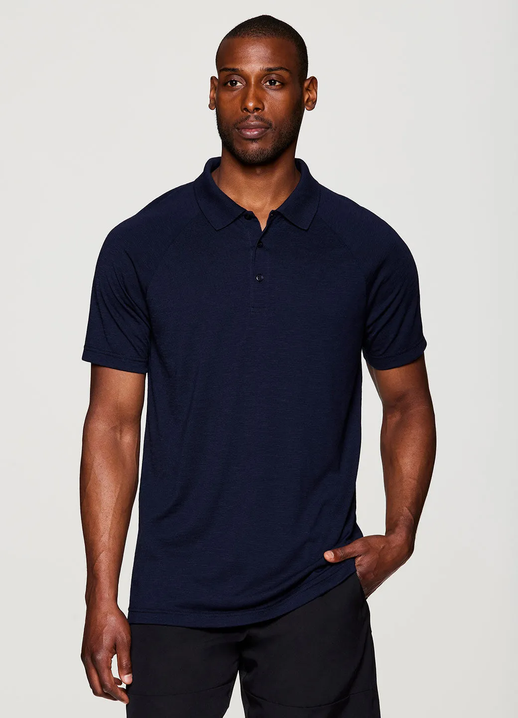 Stay On Course Heathered Polo