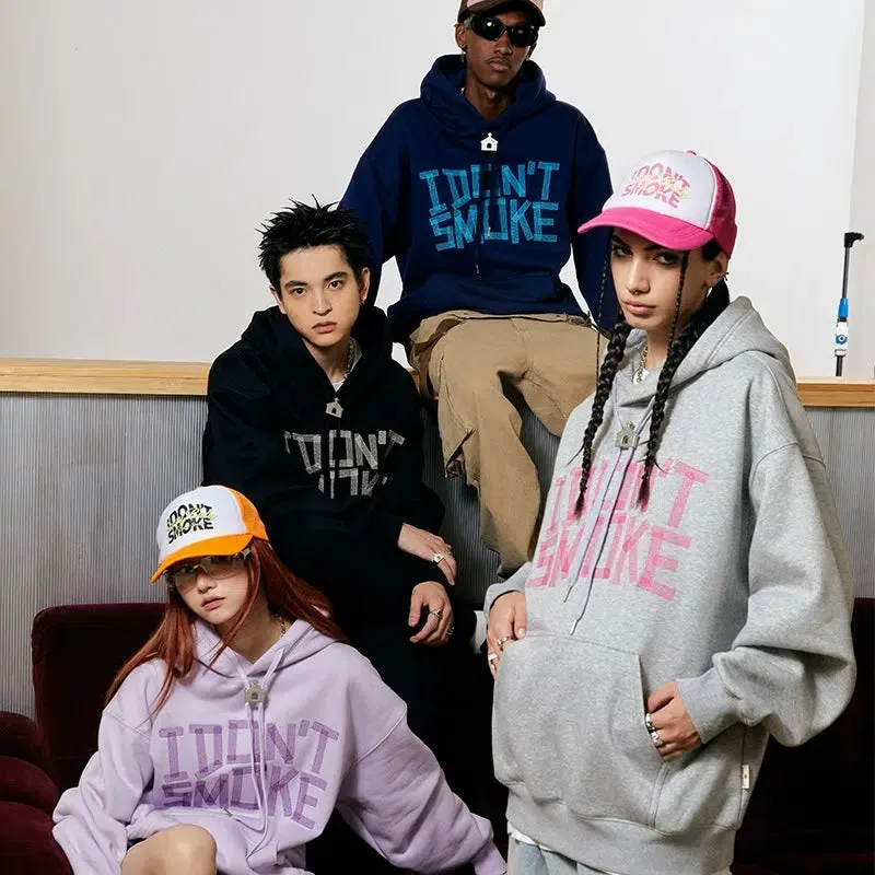 Tape Effect Graphic Hoodie