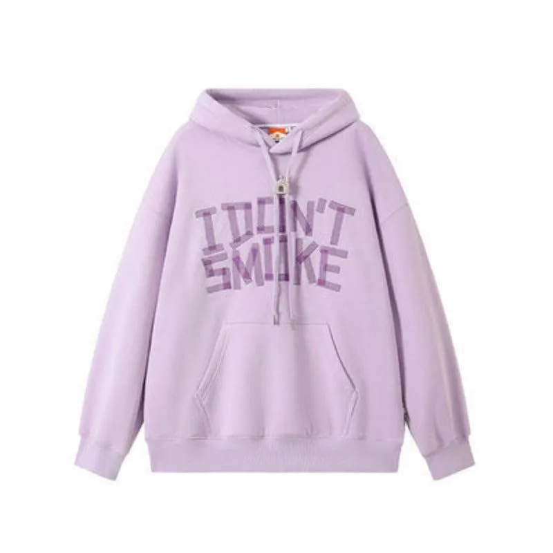 Tape Effect Graphic Hoodie
