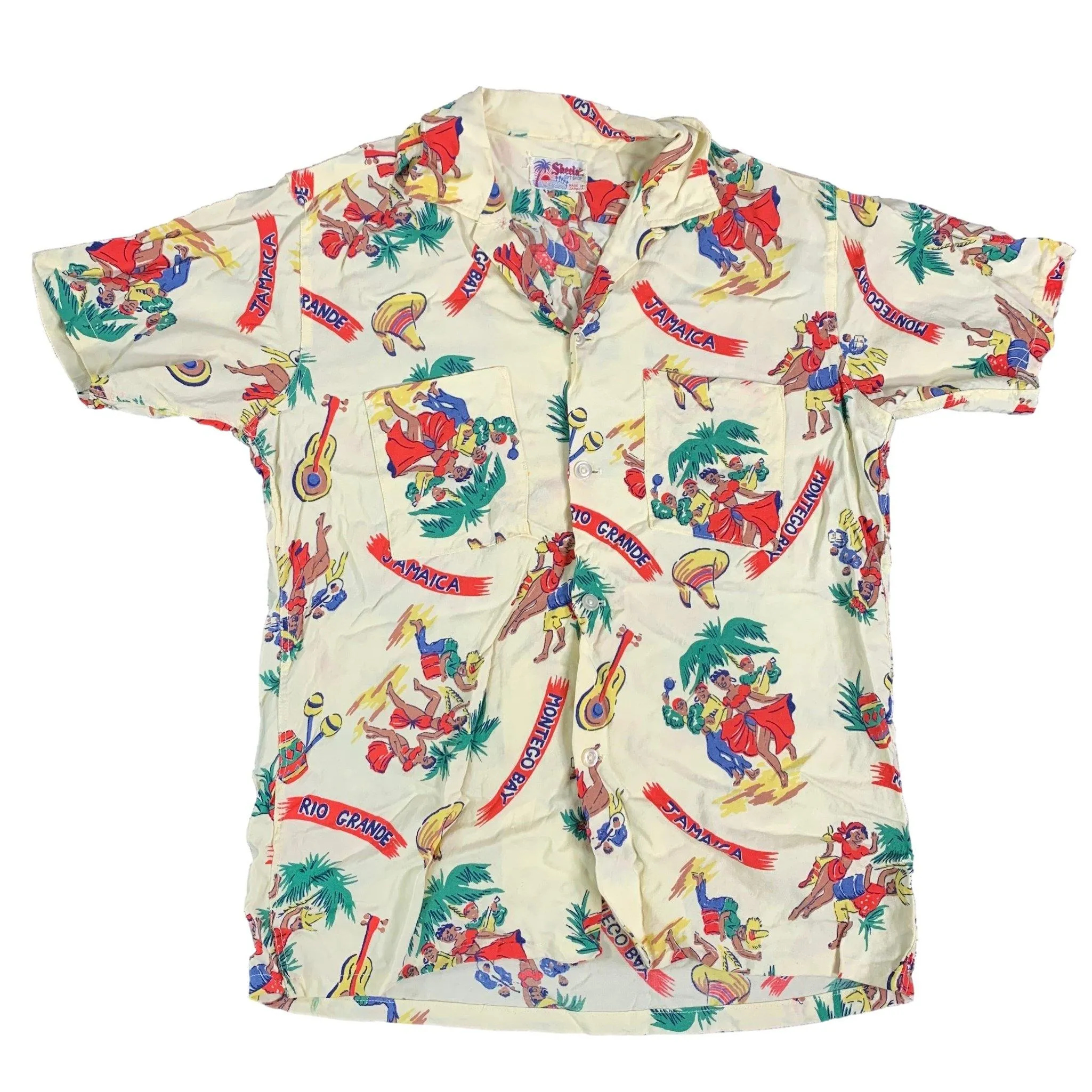 Vintage Sheela's Gift Shop "Loop Collar" Shirt