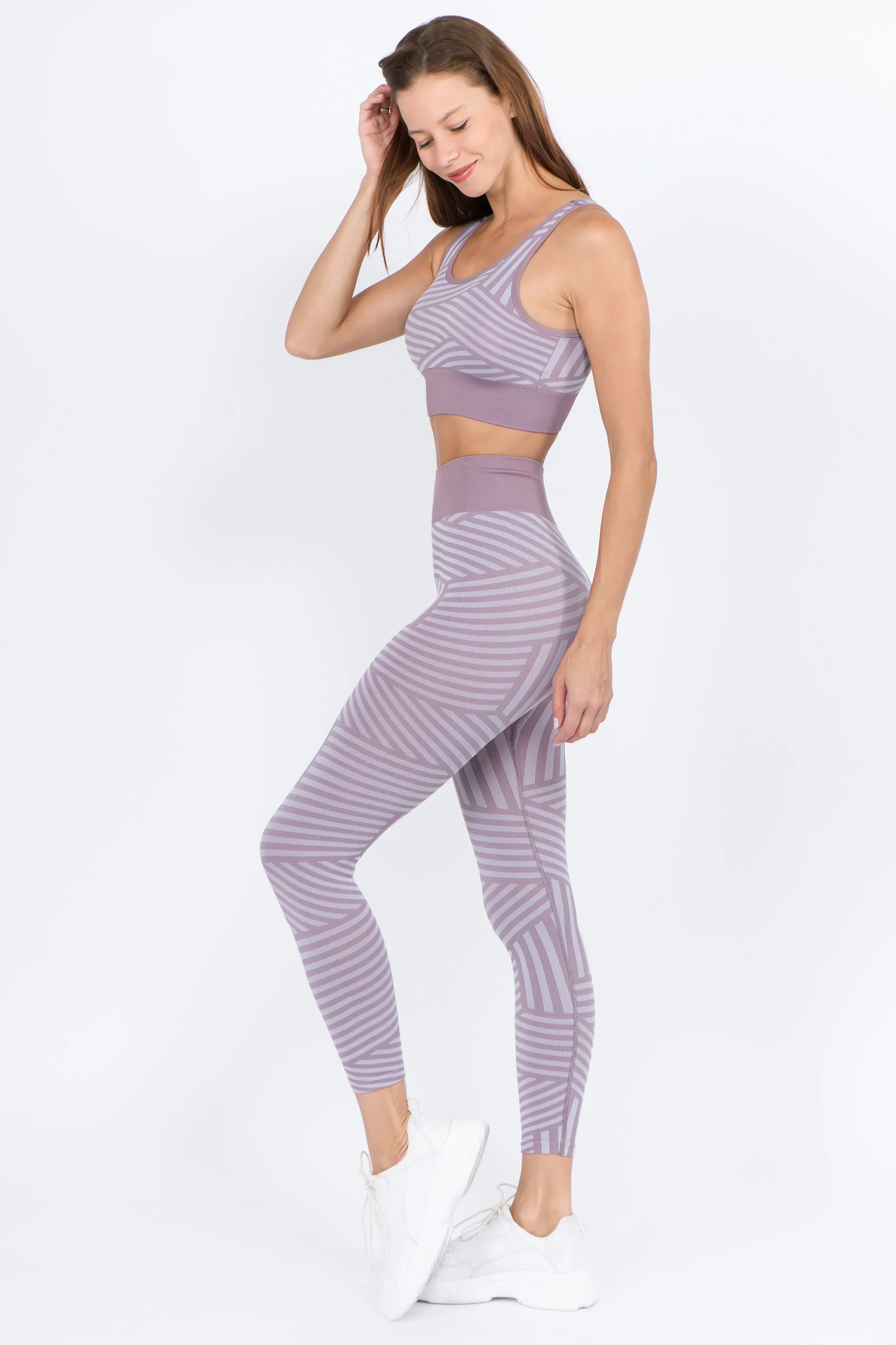 Vital Multi Striped Workout Set