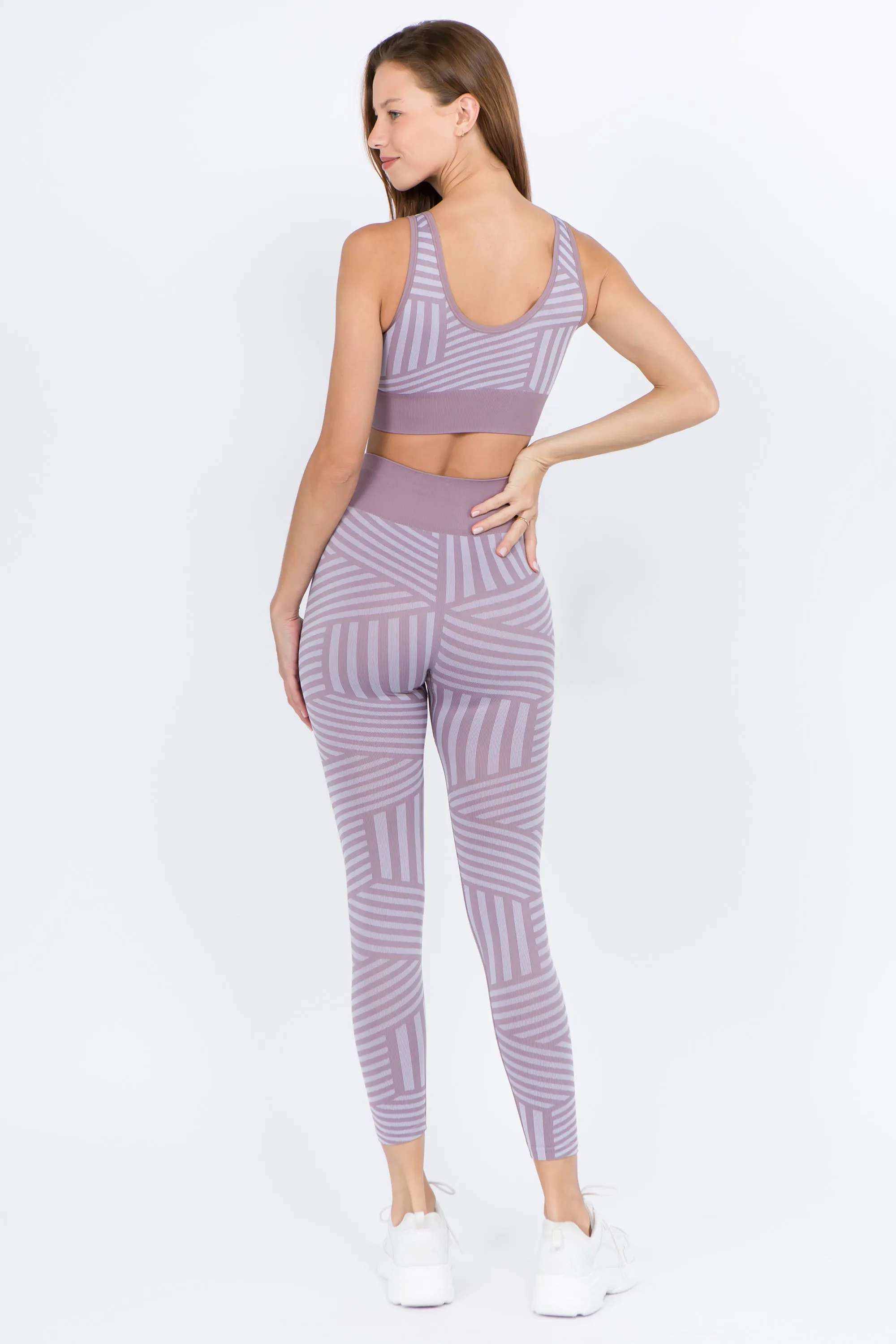 Vital Multi Striped Workout Set
