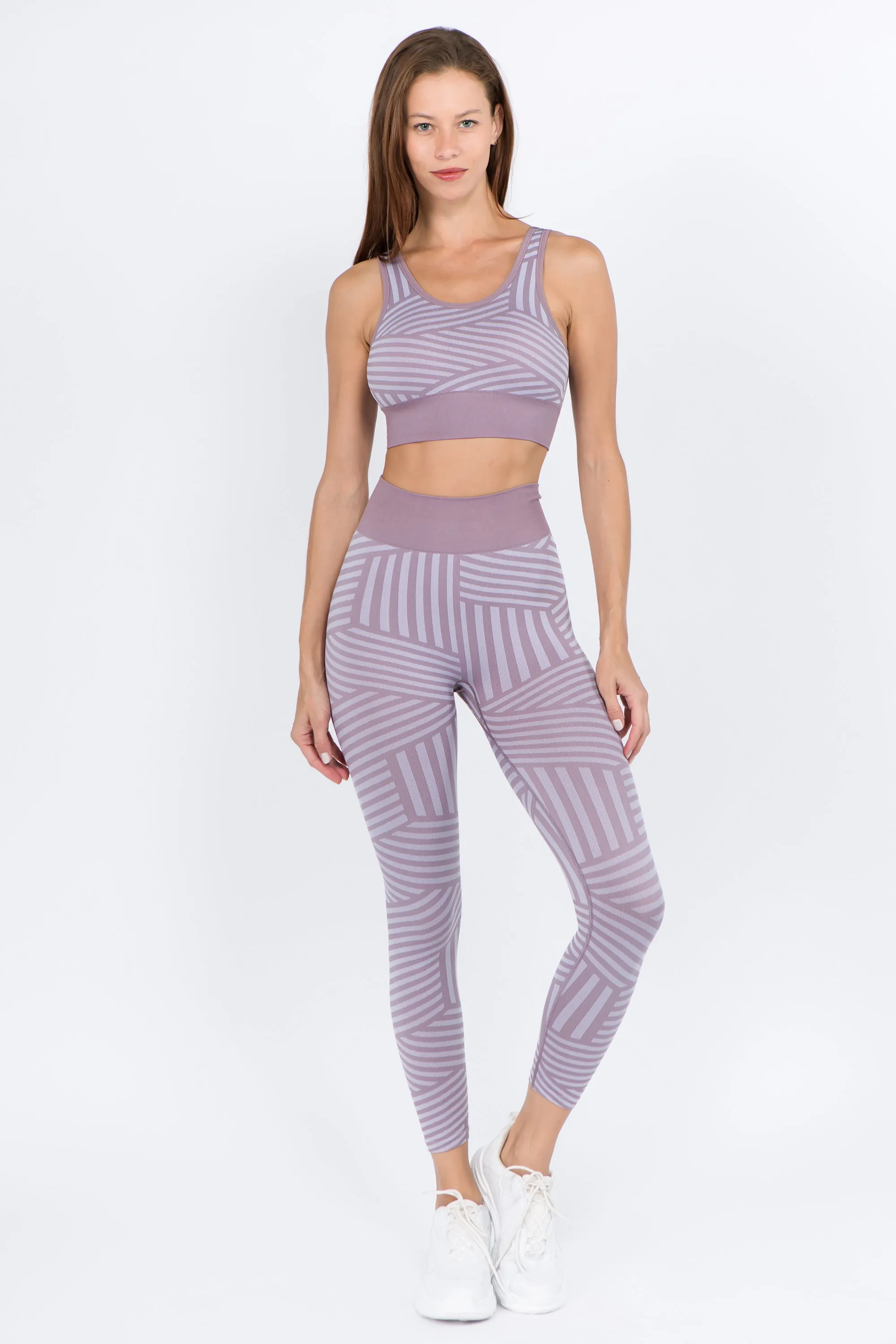 Vital Multi Striped Workout Set