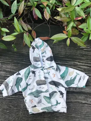Whale Song Baby Hoodie