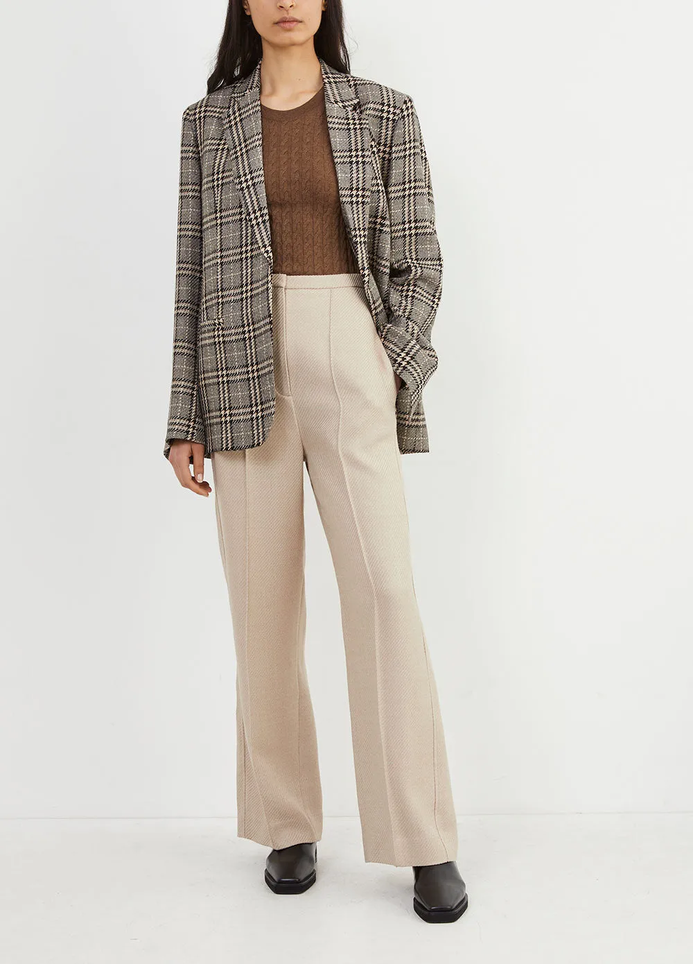 Wide Jumbo Twill Trousers