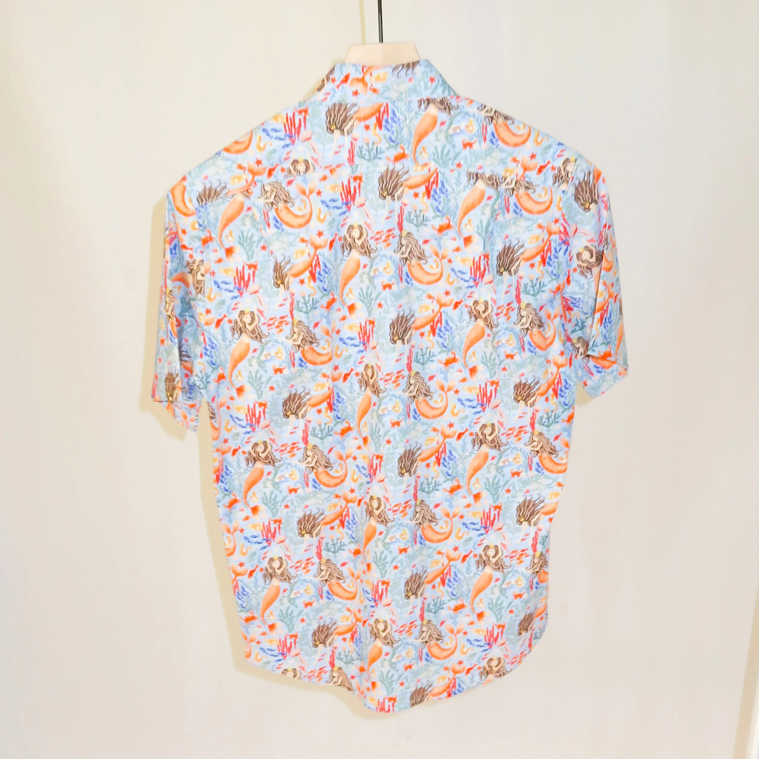 Women's Rancho shirt in Mermaid to Be Friends