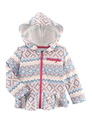 Wrangler | Baby Girl Multi Print Zip Hoodie